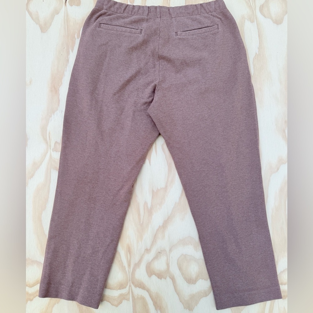 Everlane Women’s Brown Cropped Pants Size M | Ankle Length Pull-On Trousers - Picture 5 of 10